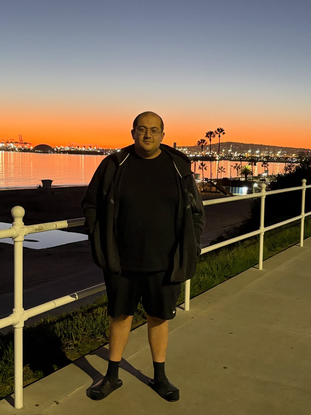 Promo God on a sunset walk in Long Beach